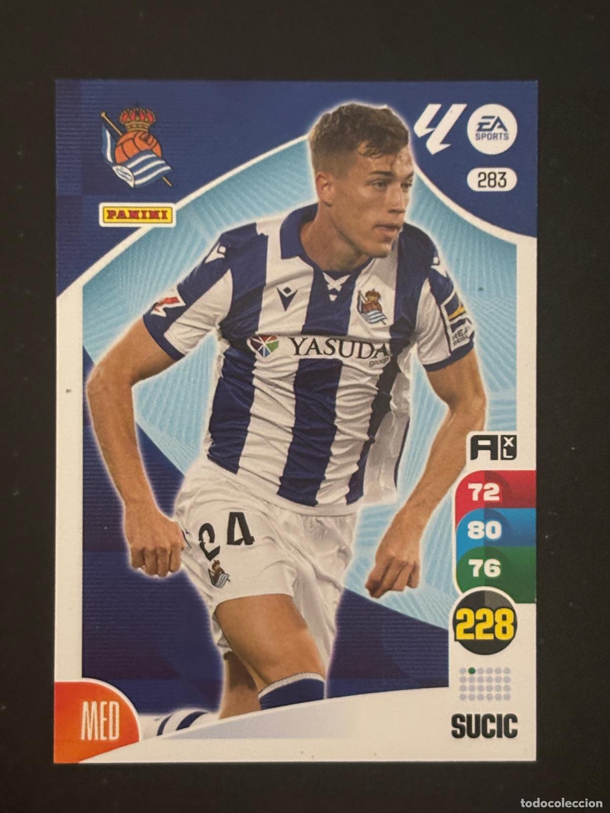Cromos de f&uacute;tbol: 283 SUCIC REAL SOCIEDAD ADRENALYN XL LALIGA EA SPORTS 24-25 2024-2025 PANINI