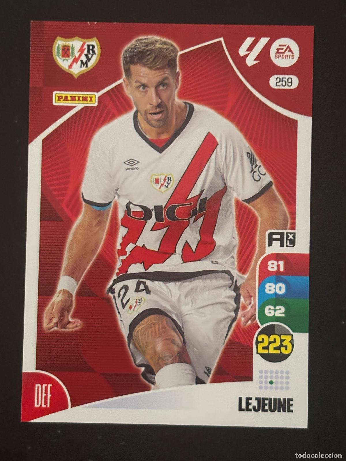 Cromos de f&uacute;tbol: 259 LEJEUNE RAYO ADRENALYN XL LALIGA EA SPORTS 24-25 2024-2025 PANINI
