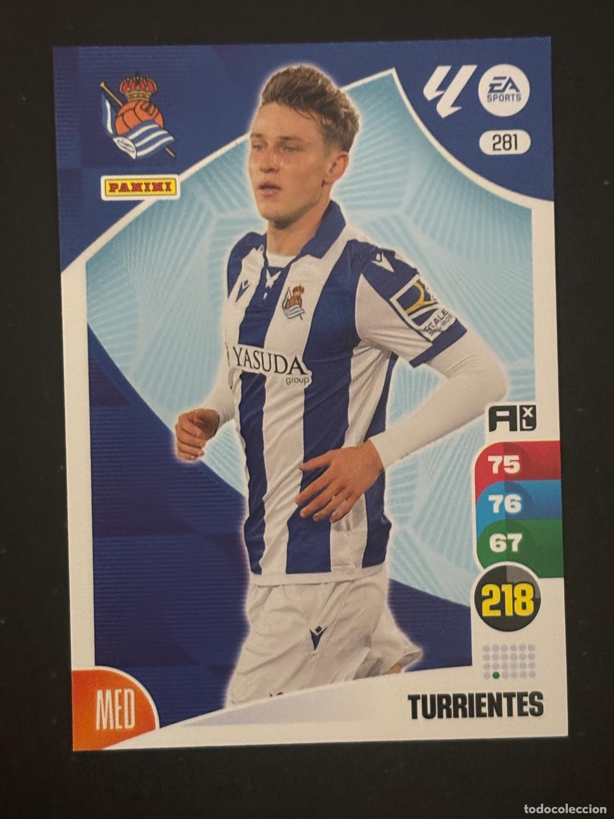Figurine di Calcio: 281 TURRIENTES REAL SOCIEDAD ADRENALYN XL LALIGA EA SPORTS 24-25 2024-2025 PANINI