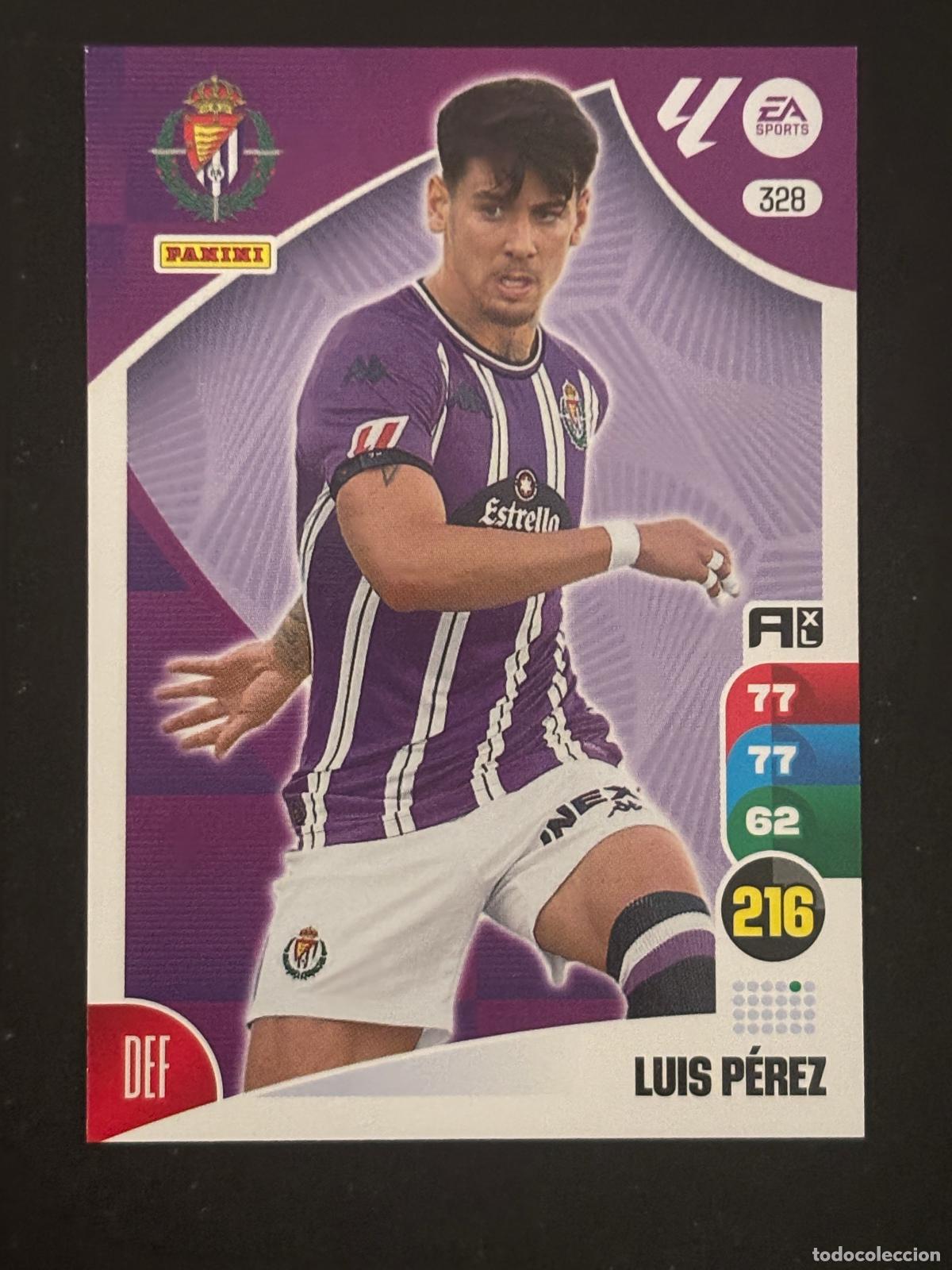 Figurine di Calcio: 328 LUIS P&Eacute;REZ VALLADOLID ADRENALYN XL LALIGA EA SPORTS 24-25 2024-2025 PANINI