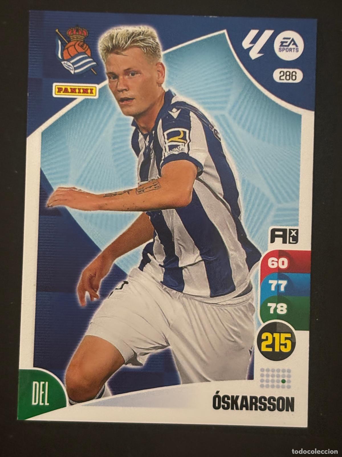 Figurine di Calcio: 286 &Oacute;SKARSSON REAL SOCIEDAD ADRENALYN XL LALIGA EA SPORTS 24-25 2024-2025 PANINI
