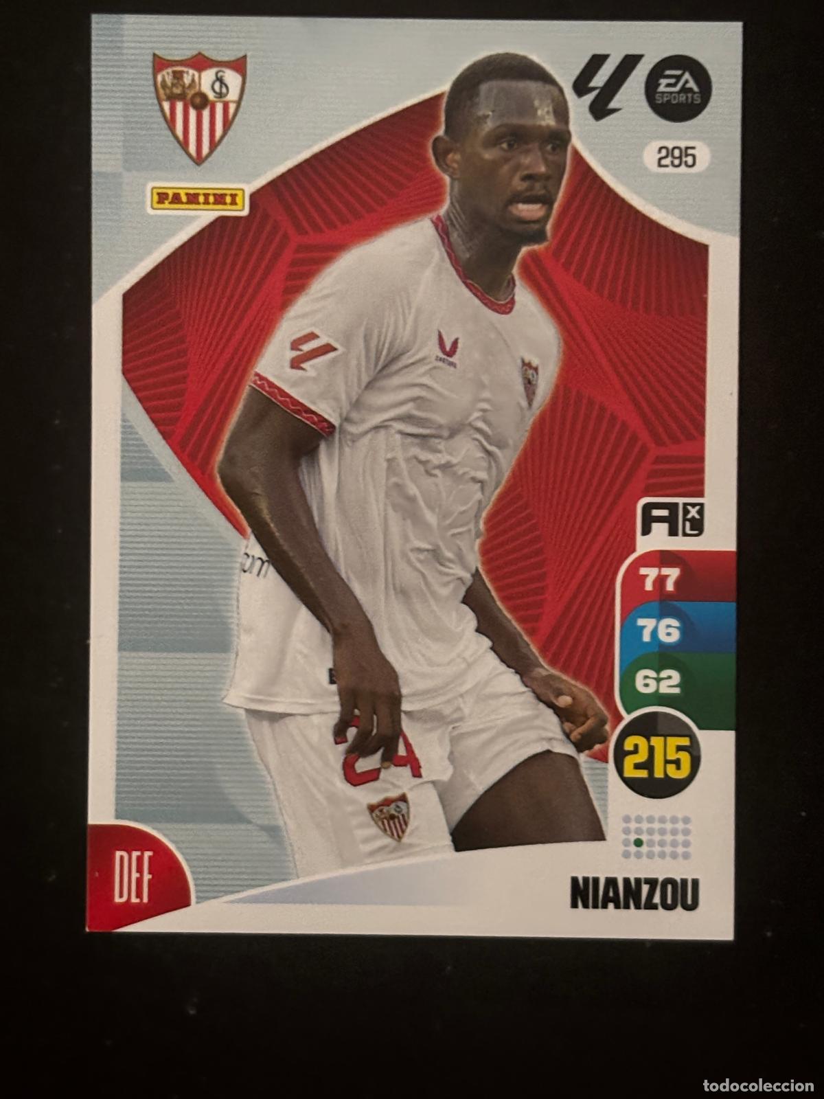 Figurine di Calcio: 295 NIANZOU SEVILLA ADRENALYN XL LALIGA EA SPORTS 24-25 2024-2025 PANINI