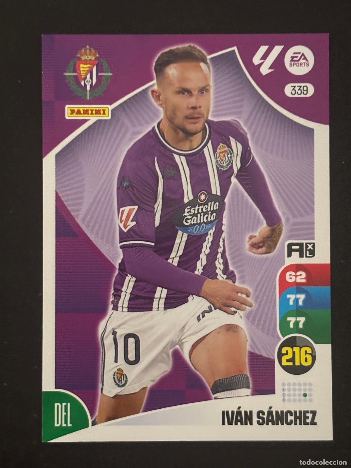 Figurine di Calcio: 339 IV&Aacute;N S&Aacute;NCHEZ VALLADOLID ADRENALYN XL LALIGA EA SPORTS 24-25 2024-2025 PANINI