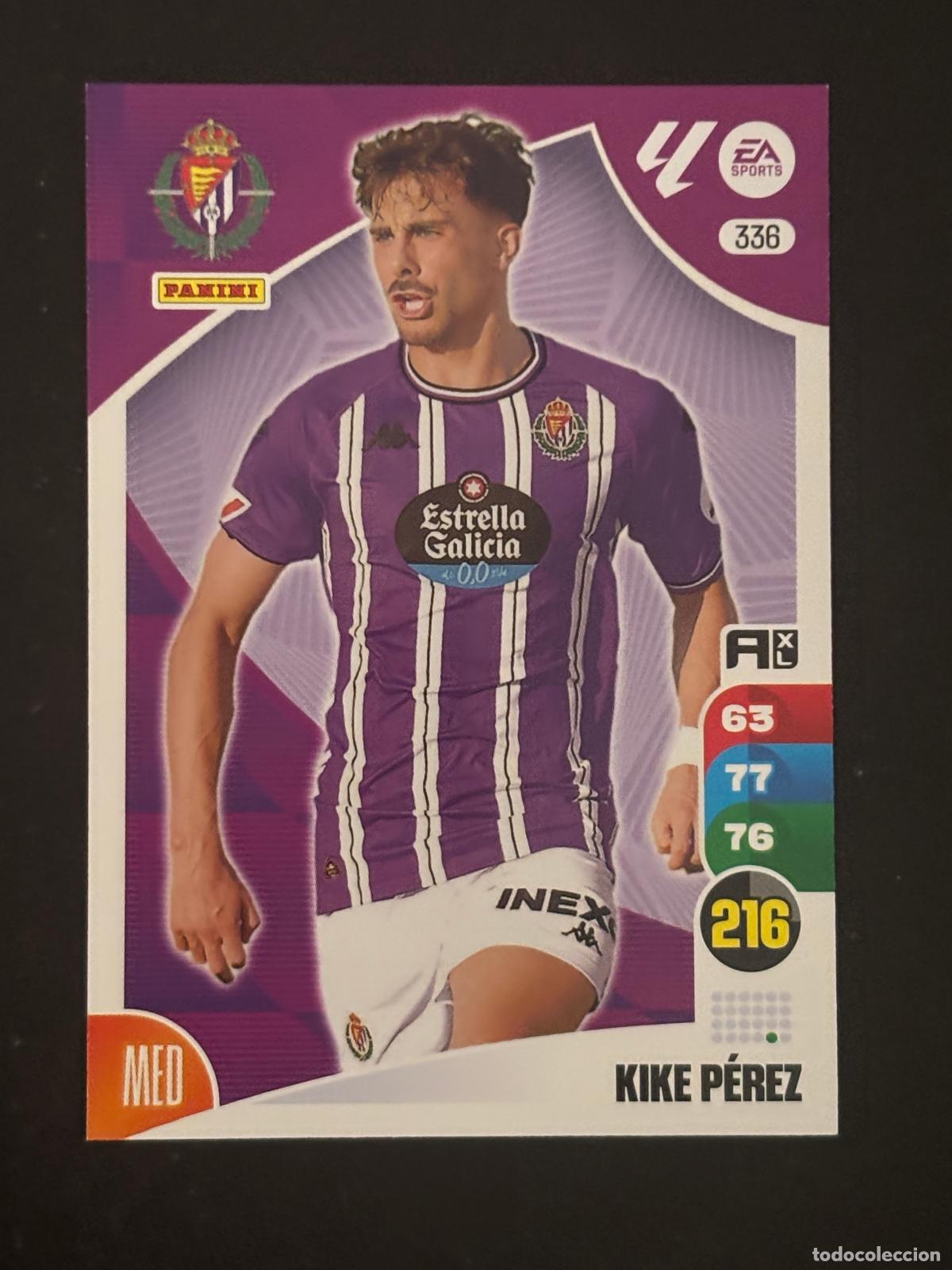 Figurine di Calcio: 336 KIKE P&Eacute;REZ VALLADOLID ADRENALYN XL LALIGA EA SPORTS 24-25 2024-2025 PANINI