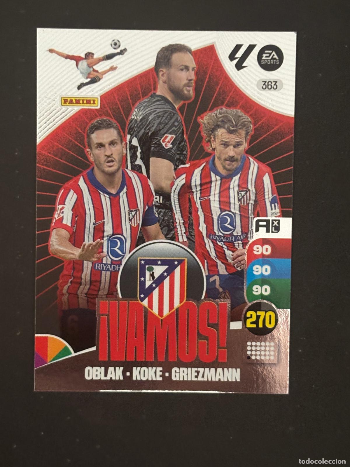Figurine di Calcio: 363 VAMOS AT MADRID &iexcl;VAMOS! ADRENALYN XL LALIGA EA SPORTS 24-25 2024-2025 PANINI