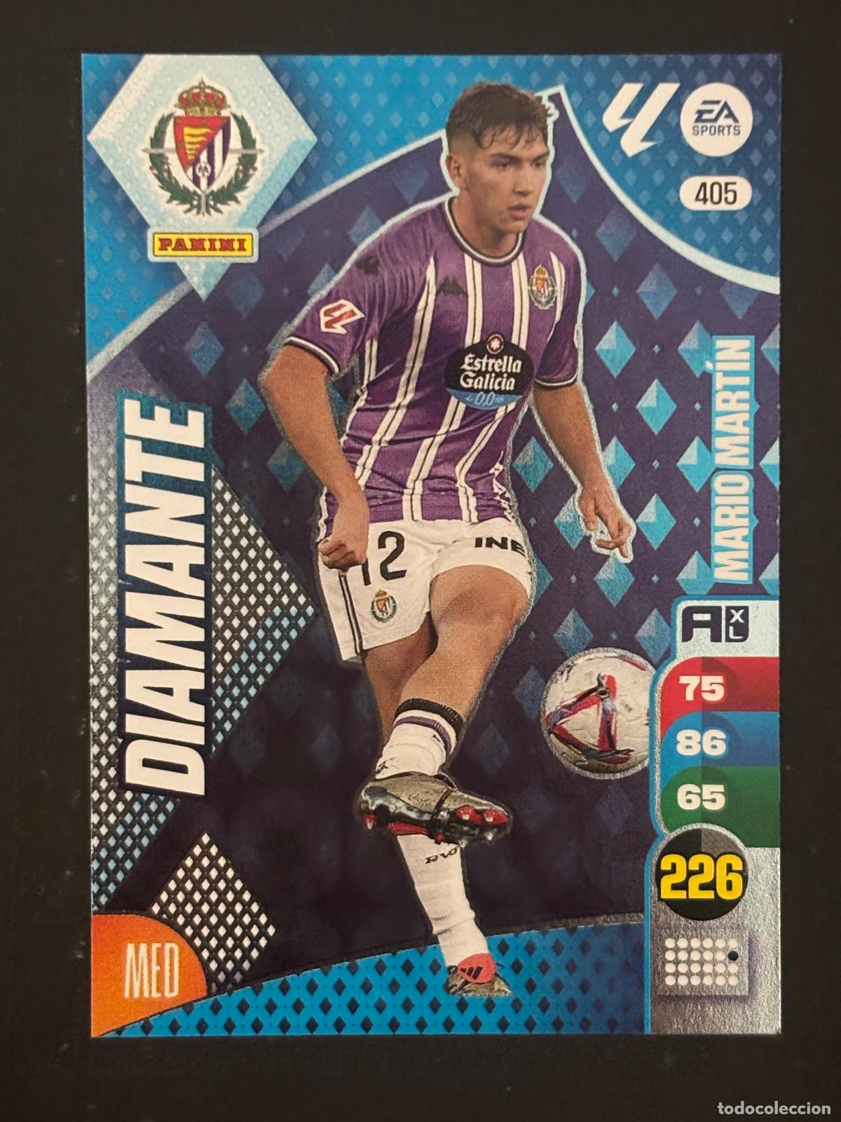 Football Stickers: 405 MARIO MART&Iacute;N VALLADOLID DIAMANTES ADRENALYN XL LALIGA EA SPORTS 24-25 2024-2025 PANINI