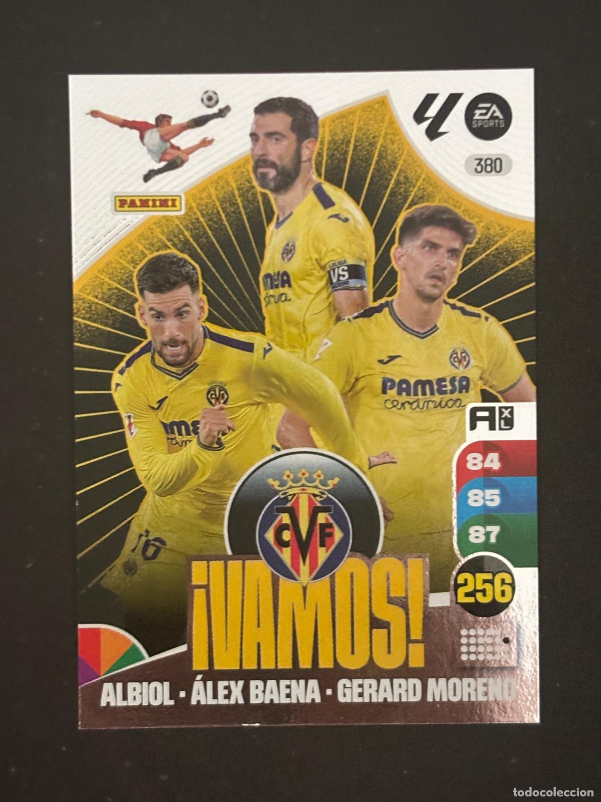Football Stickers: 380 VAMOS VILLARREAL &iexcl;VAMOS! ADRENALYN XL LALIGA EA SPORTS 24-25 2024-2025 PANINI