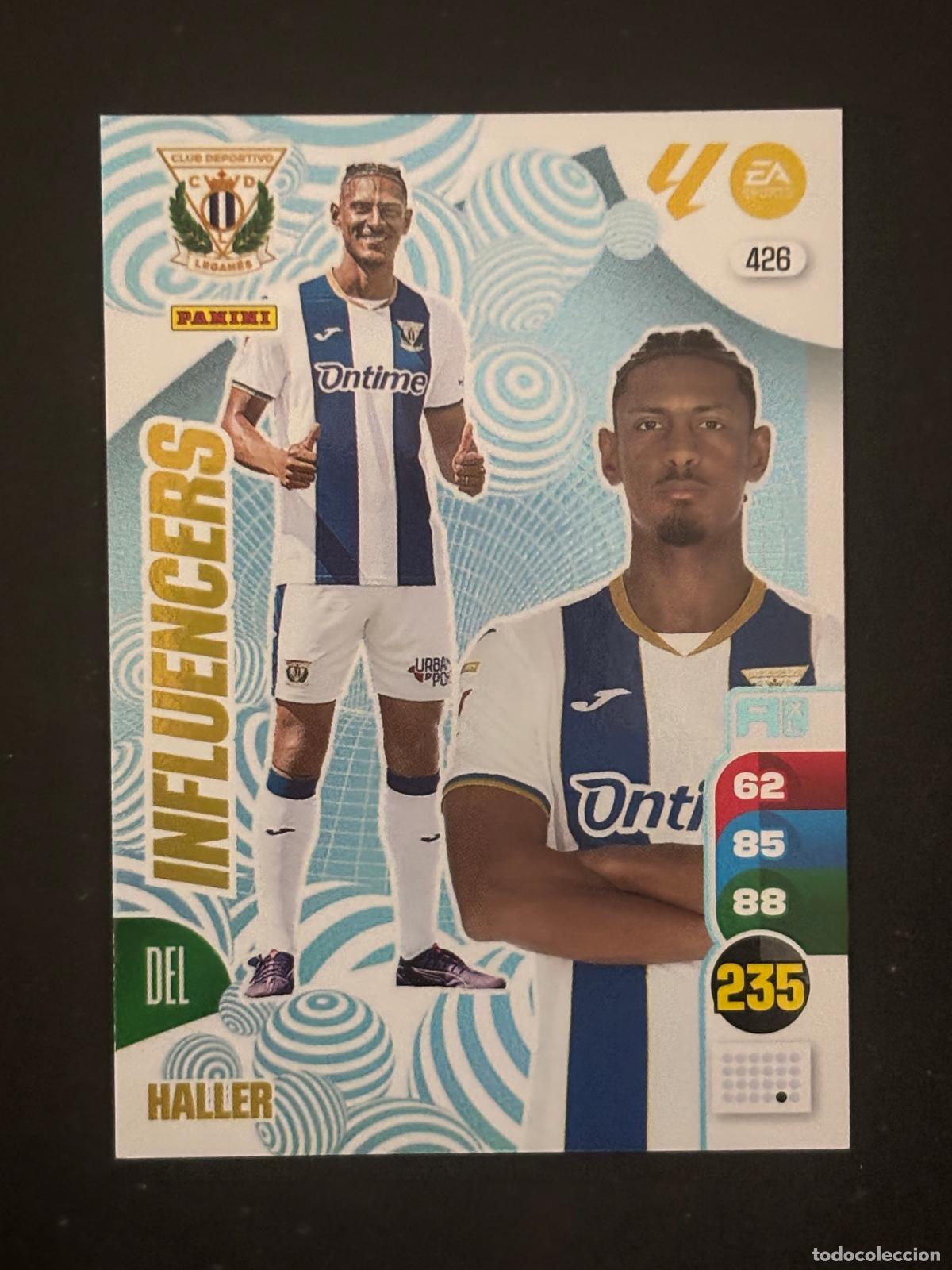 Fu&szlig;ball-Sticker: 426 HALLER LEGANES INFLUENCERS ADRENALYN XL LALIGA EA SPORTS 24-25 2024-2025 PANINI