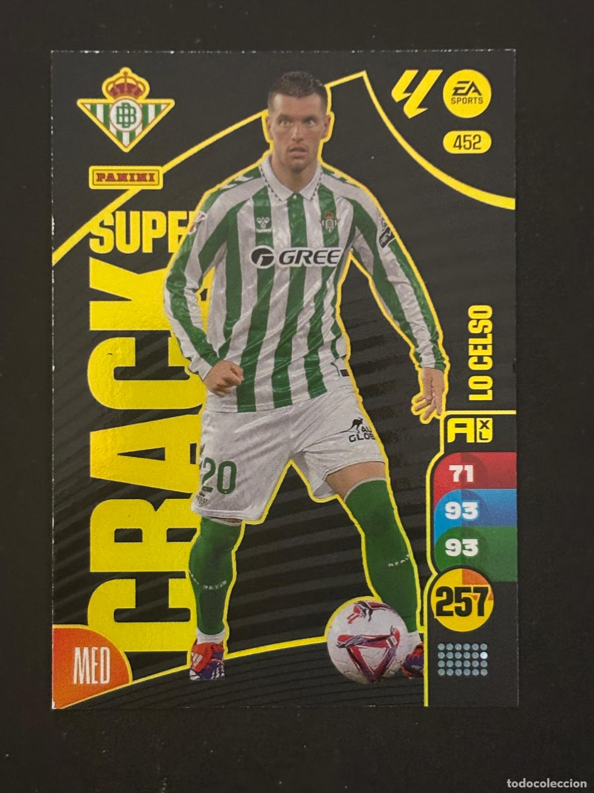 Fu&szlig;ball-Sticker: 452 LO CELSO BETIS SUPER CRACK ADRENALYN XL LALIGA EA SPORTS 24-25 2024-2025 PANINI