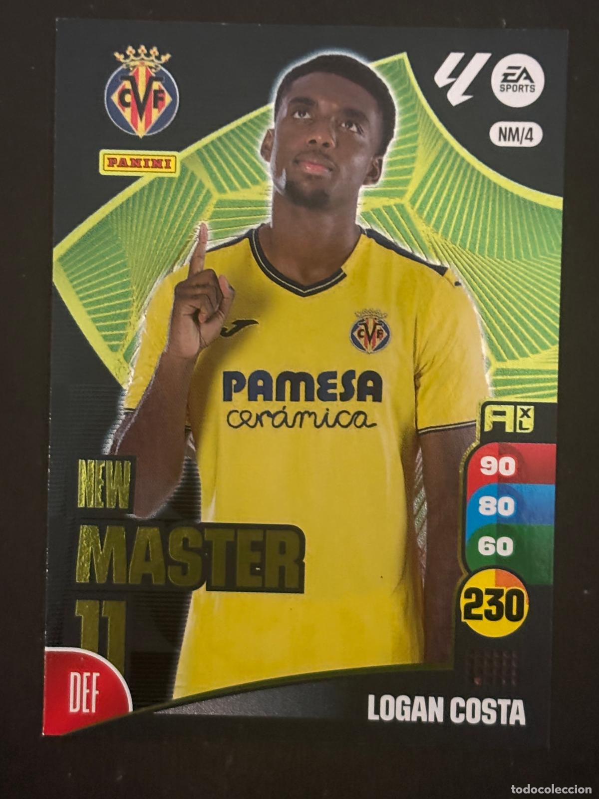 Fu&szlig;ball-Sticker: NM4 LOGAN COSTA VILLARREAL NEW MASTER 11 ADRENALYN XL LALIGA EA SPORTS 24-25 2024-2025