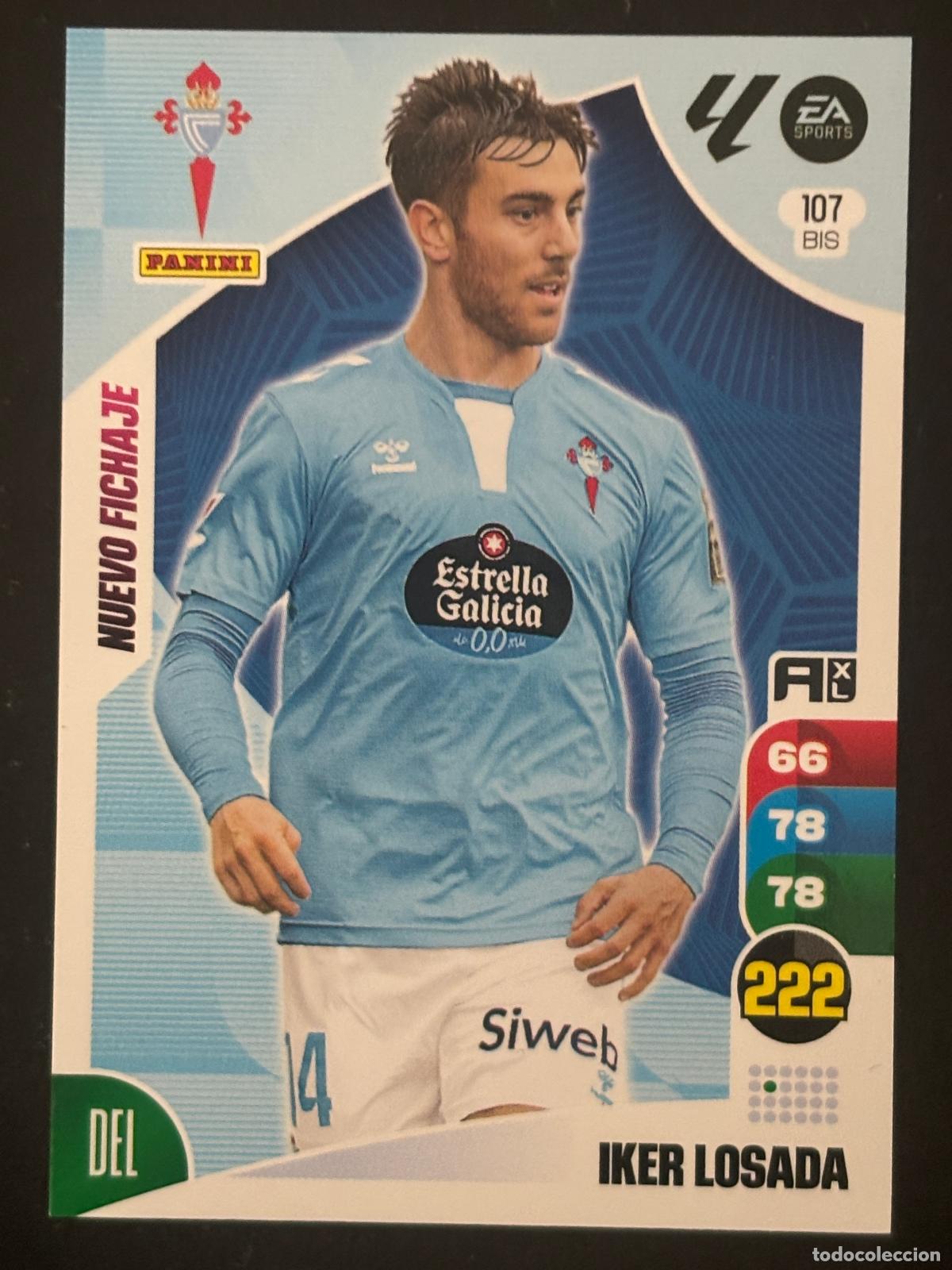 Cromos de f&uacute;tbol: 107BIS IKER LOSADA CELTA ADRENALYN PLUS 2&ordf; EDICI&Oacute;N ADRENALYN XL LALIGA 24-25 2024-2025