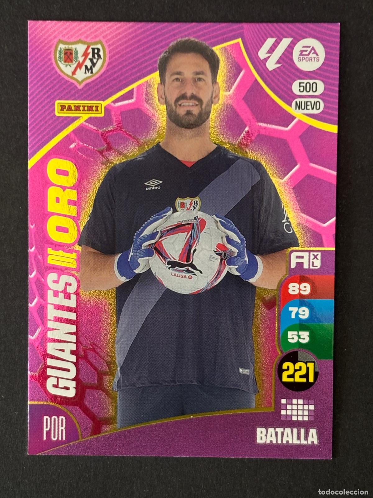 Cromos de f&uacute;tbol: 500 BATALLA RAYO NUEVO GUANTES DE ORO ADRENALYN PLUS 2&ordf; EDICI&Oacute;N ADRENALYN XL LALIGA 24-25