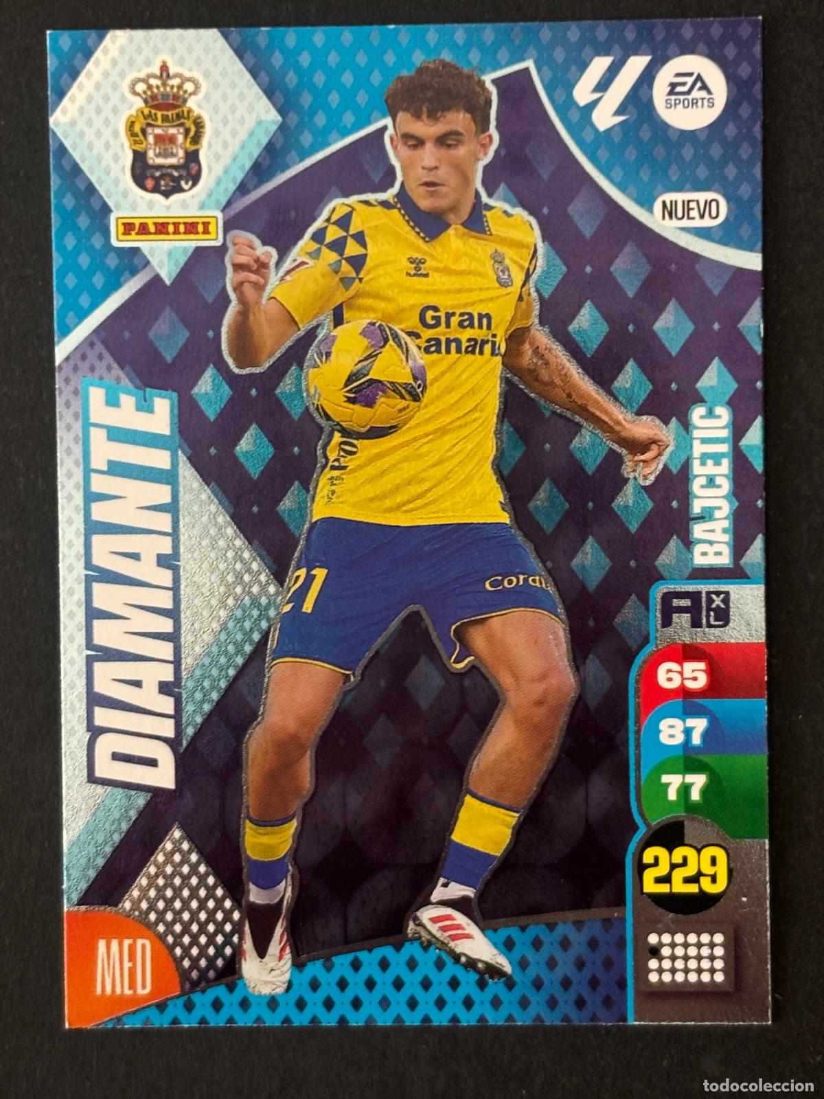 Cromos de f&uacute;tbol: BAJCETIC NUEVO EDICION LIMITADA DIAMANTELAS PALMAS ADRENALYN XL LALIGA 24-25 2024-2025