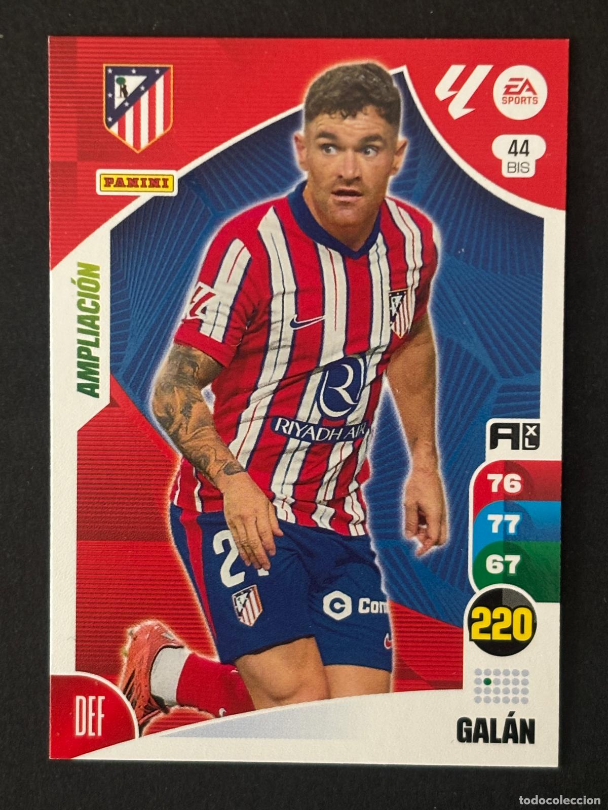 Cromos de f&uacute;tbol: 44BIS JAVI GAL&Aacute;N AT MADRID ADRENALYN PLUS 2&ordf; EDICI&Oacute;N ADRENALYN XL LALIGA 24-25 2024-2025