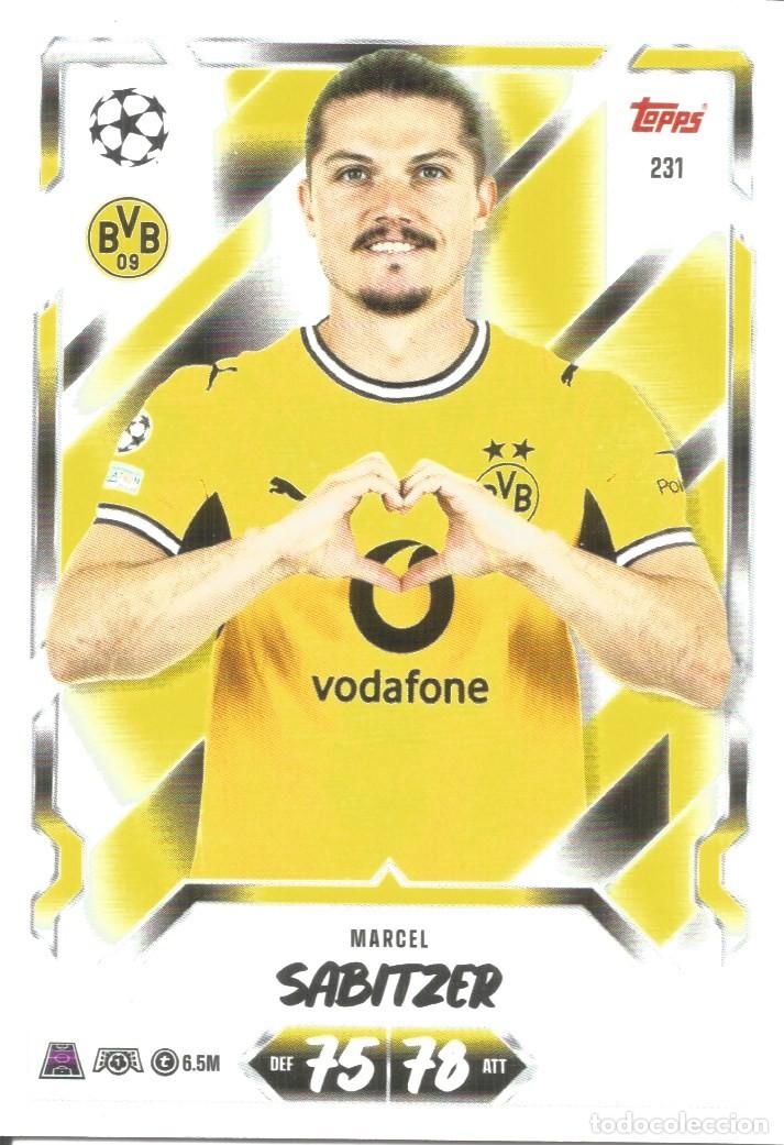 Cromos de f&uacute;tbol: Carta n.&ordm; 231 - Marcel Sabitzer - Borussia Dortmund - Topps Match Attax 2026 2027 26 27 - Base Card