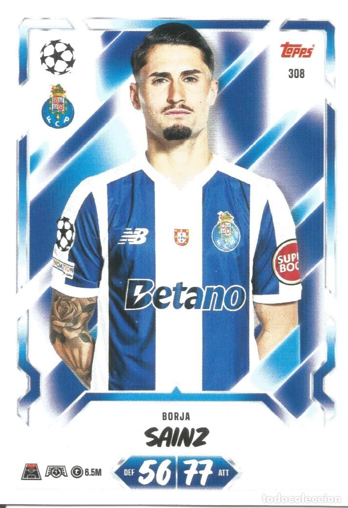 Cromos de f&uacute;tbol: Carta n.&ordm; 308 - Borja Sainz - FC Porto - Topps Match Attax 2026 2027 26 27 - Base Card