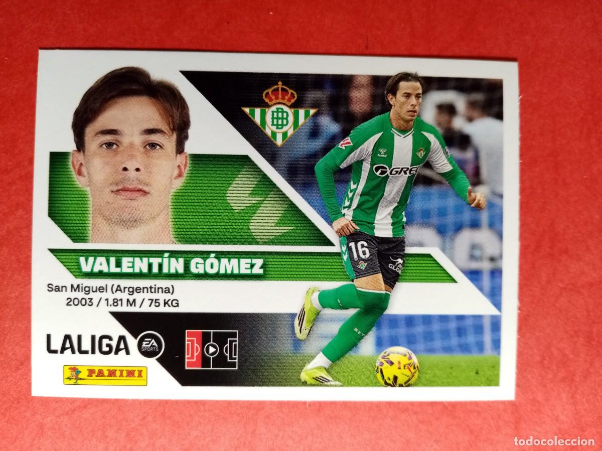 Cromos de Futebol: N&ordm; 9 VALENTIN GOMEZ , REAL BETIS, LIGA ESTE 2026 2027 26 27 PANINI
