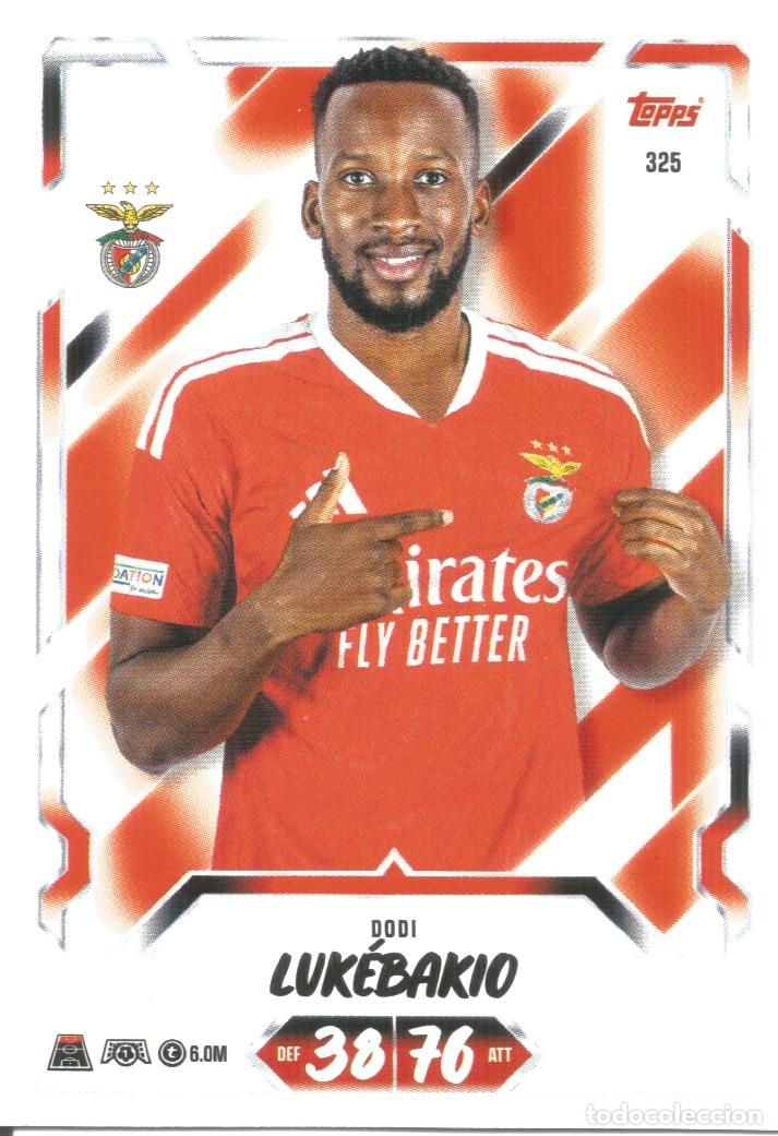 Cromos de Futebol: Carta n.&ordm; 325 - Dodi Luk&eacute;bakio - S.L. Benfica - Topps Match Attax 2026 2027 26 27 - Base Card