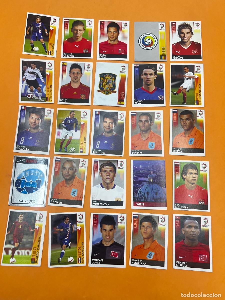 Cromos de Futebol: LOTO 40 CROMO DE F&Uacute;TBOL. EURO 2008. PANINI. TODOS DIFERENTES.