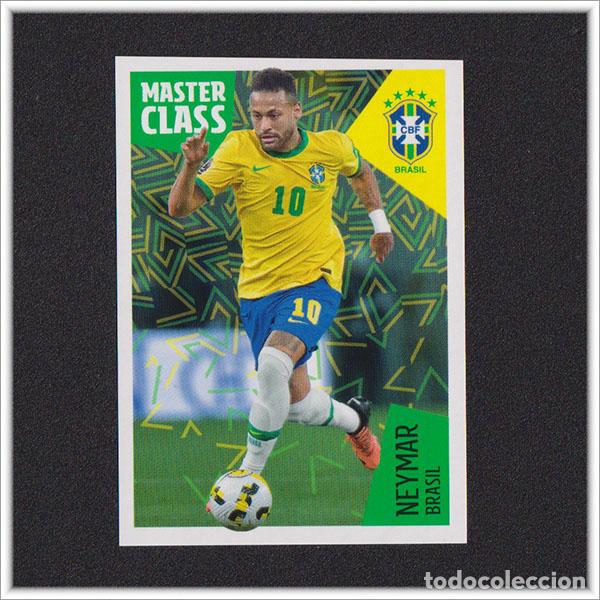 Cromos de f&uacute;tbol: FIFA WORLD CUP 2022 QATAR MUNDIAL COLECCI&Oacute;N OFICIAL NEYMAR 65 BRASIL ALBUM IDOLOS ROJA BARCELONA PSG