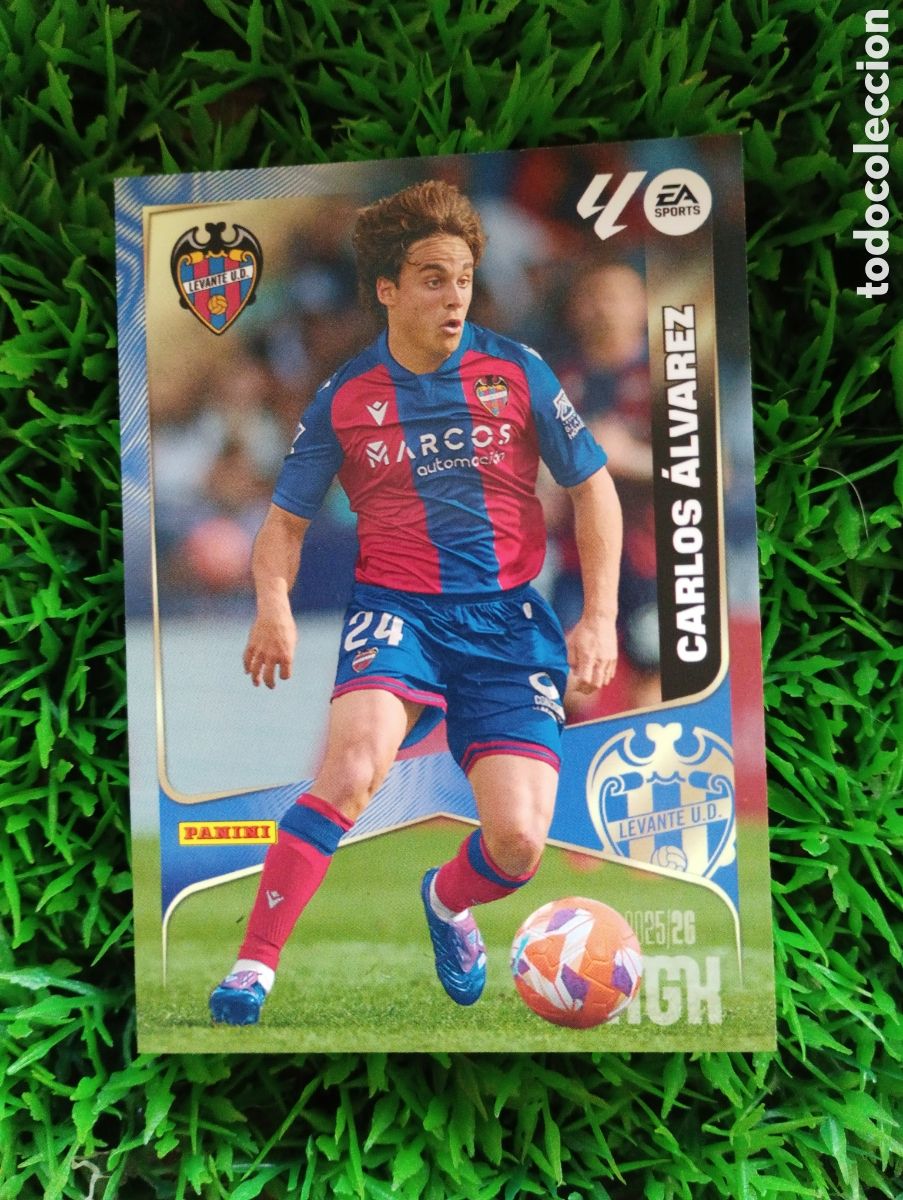 Cromos de f&uacute;tbol: Carlos Alvarez Levante Megacracks 25-26 # 212