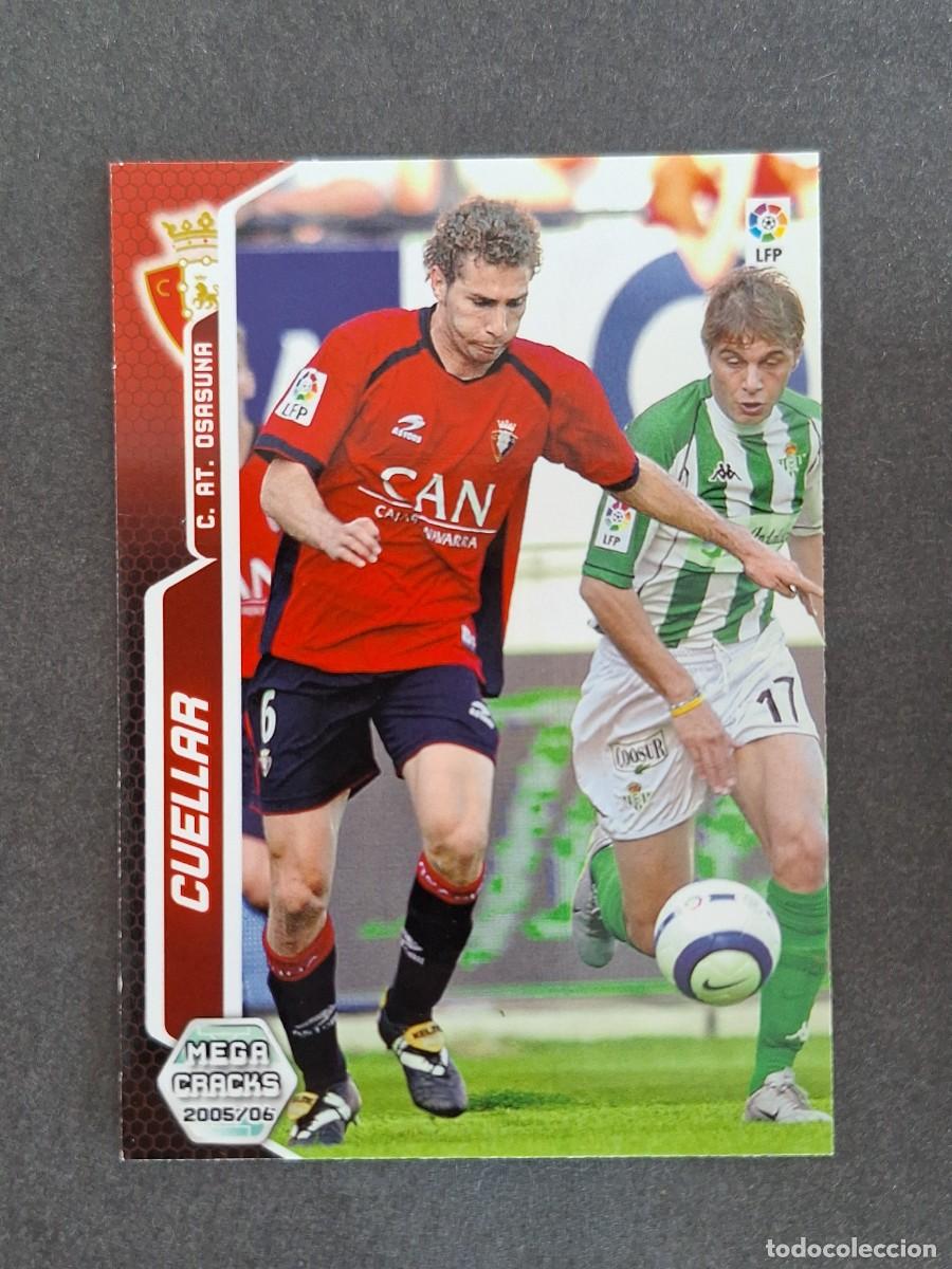 Cromos de f&uacute;tbol: L3 CUELLAR C. A. OSASUNA 241 PANINI MEGACRACKS 2005 2006 05 06