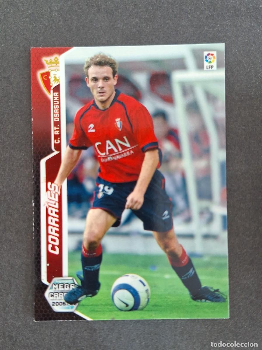 Cromos de f&uacute;tbol: L3 CORRALES C. A. OSASUNA 242 PANINI MEGACRACKS 2005 2006 05 06
