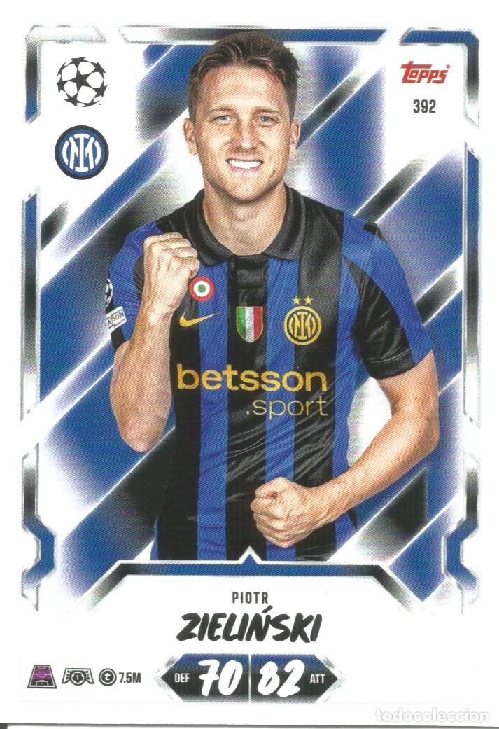 Cromos de f&uacute;tbol: Carta n.&ordm; 392 - Piotr Zieliński - FC Internazionale - Topps Match Attax 2026 2027 26 27 - Base Card