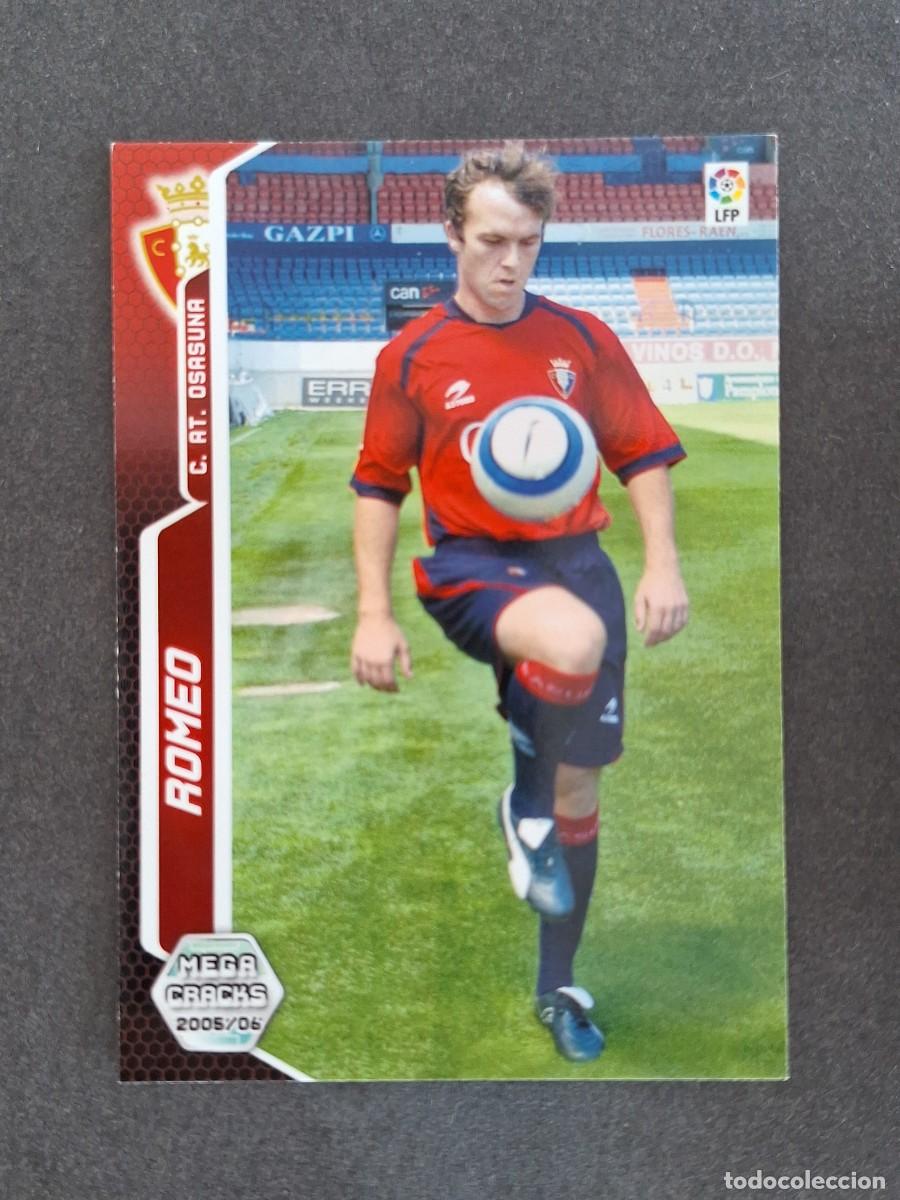 Cromos de f&uacute;tbol: L3 ROMERO C. A. OSASUNA 250 PANINI MEGACRACKS 2005 2006 05 06