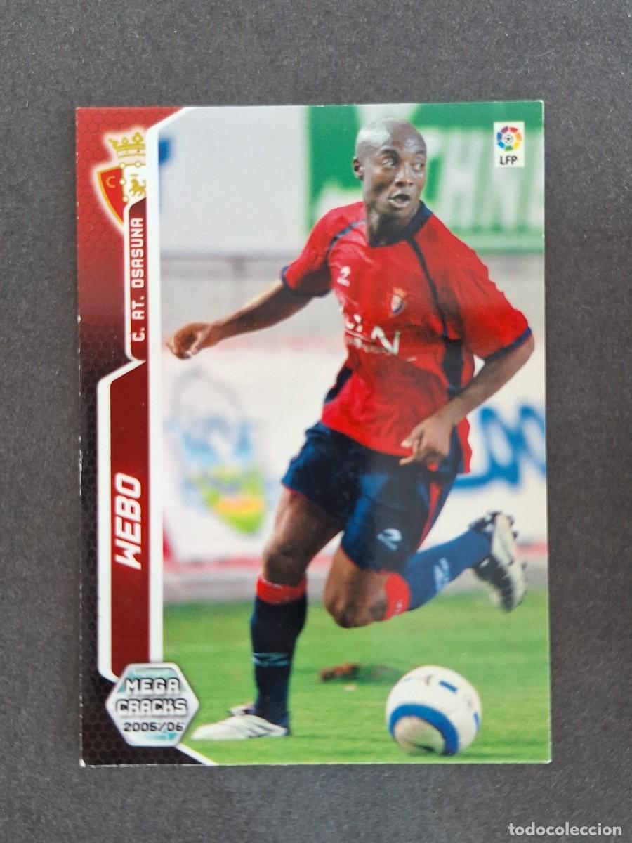 Cromos de f&uacute;tbol: L3 WEBO C. A. OSASUNA 252 PANINI MEGACRACKS 2005 2006 05 06