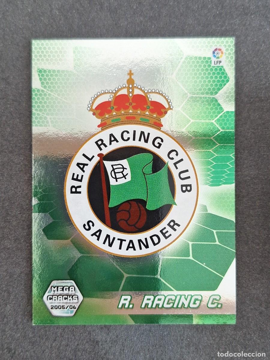 Cromos de f&uacute;tbol: L3 ESCUDO RACING DE SANTANDER 253 PANINI MEGACRACKS 2005 2006 05 06