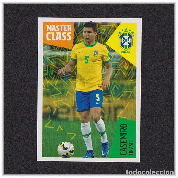 Cromos de f&uacute;tbol: FIFA WORLD CUP 2022 QATAR MUNDIAL COLECCI&Oacute;N OFICIAL CASEMIRO N&ordm; 49 BRASIL IDOLOS DE LA ROJA