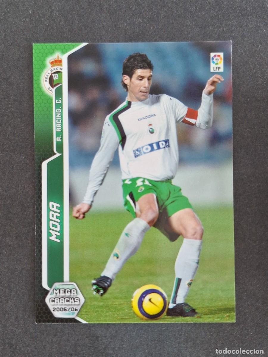 Cromos de f&uacute;tbol: L3 MORA RACING DE SANTANDER 258 PANINI MEGACRACKS 2005 2006 05 06
