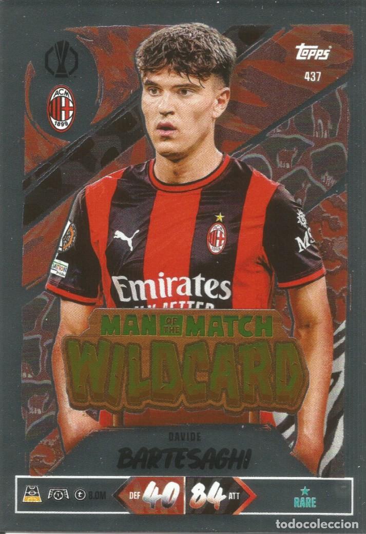 Cromos de f&uacute;tbol: Carta n.&ordm; 437 - Davide Bartesaghi - AC Milan - Topps Match Attax 2026 2027 26 27 - Man of the Match