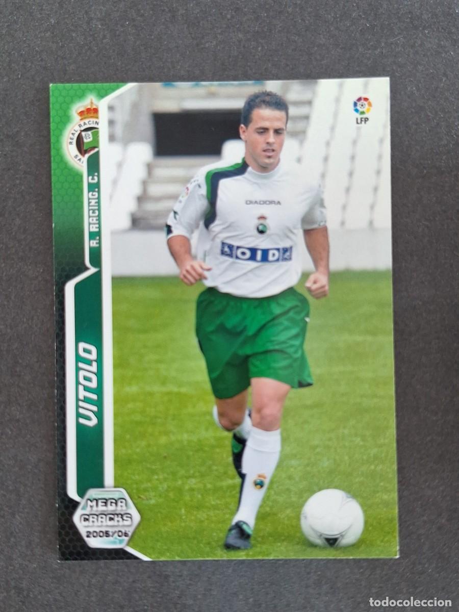 Cromos de f&uacute;tbol: L3 VITOLO RACING DE SANTANDER 262 PANINI MEGACRACKS 2005 2006 05 06