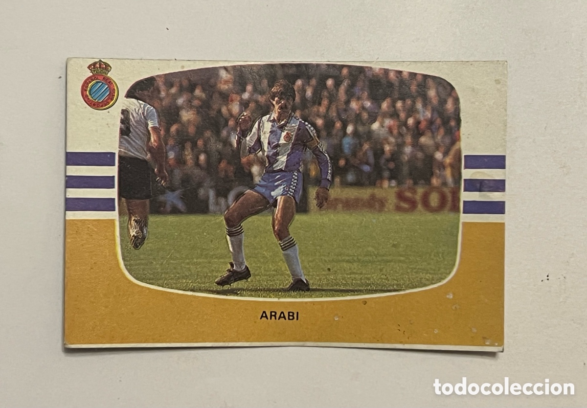 Cromos de f&uacute;tbol: R.C.D. ESPA&Ntilde;OL, ARABI.. CROMOS CANO. CAMPEONATO LIGA 84 85 - 1984 1985