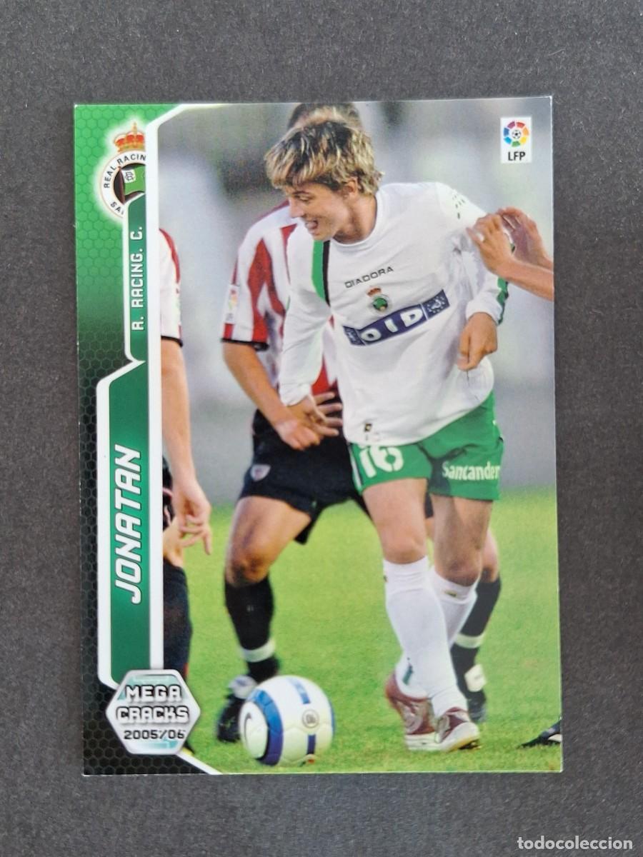 Cromos de f&uacute;tbol: L3 JONATAN RACING DE SANTANDER 266 PANINI MEGACRACKS 2005 2006 05 06