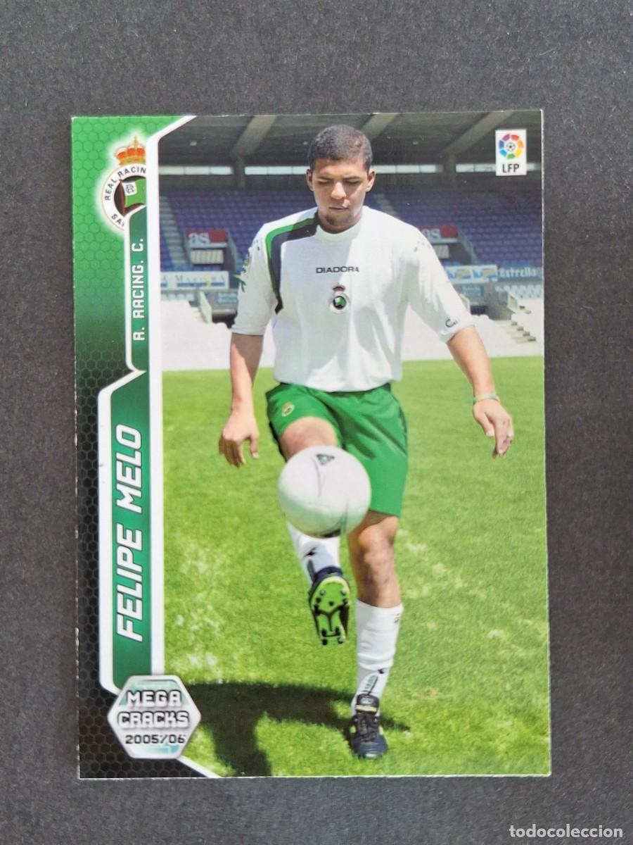 Cromos de f&uacute;tbol: L3 FELIPE MELO RACING DE SANTANDER 267 PANINI MEGACRACKS 2005 2006 05 06