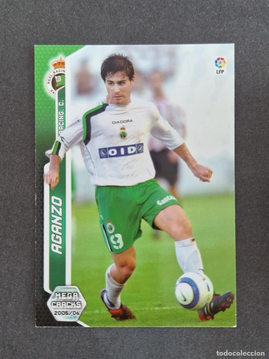 Cromos de f&uacute;tbol: L3 AGANZO RACING DE SANTANDER 269 PANINI MEGACRACKS 2005 2006 05 06