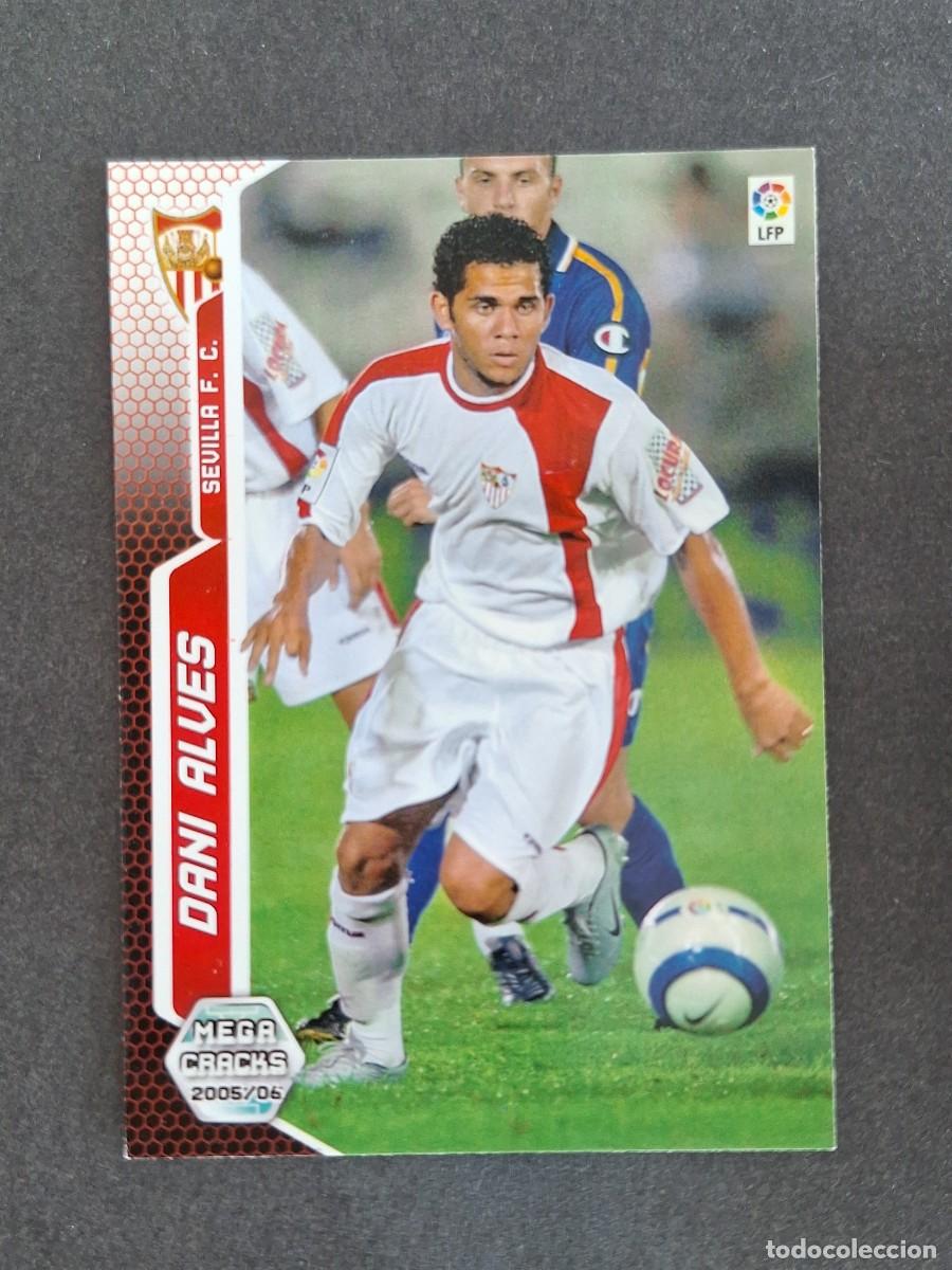 Cromos de f&uacute;tbol: L3 DANI ALVES SEVILLA F. C. 279 PANINI MEGACRACKS 2005 2006 05 06