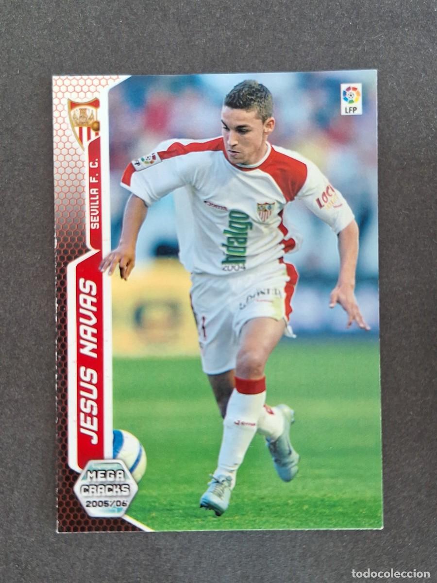 Cromos de f&uacute;tbol: L3 JESUS NAVAS SEVILLA F. C. 283 PANINI MEGACRACKS 2005 2006 05 06