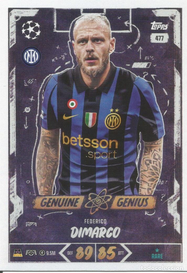 Cromos de f&uacute;tbol: Carta n.&ordm; 477 - Federico Dimarco - FC Internazionale - Topps Match Attax 2026 2027 26 27 - Genuine