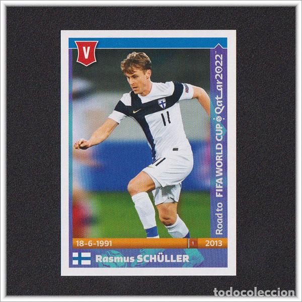 Cromos de f&uacute;tbol: ROAD TO FIFA WORLD CUP QATAR 2022 PANINI MUNDIAL RASMUS SCHULLER N&ordm; 205 FINLANDIA STICKER ALBUM