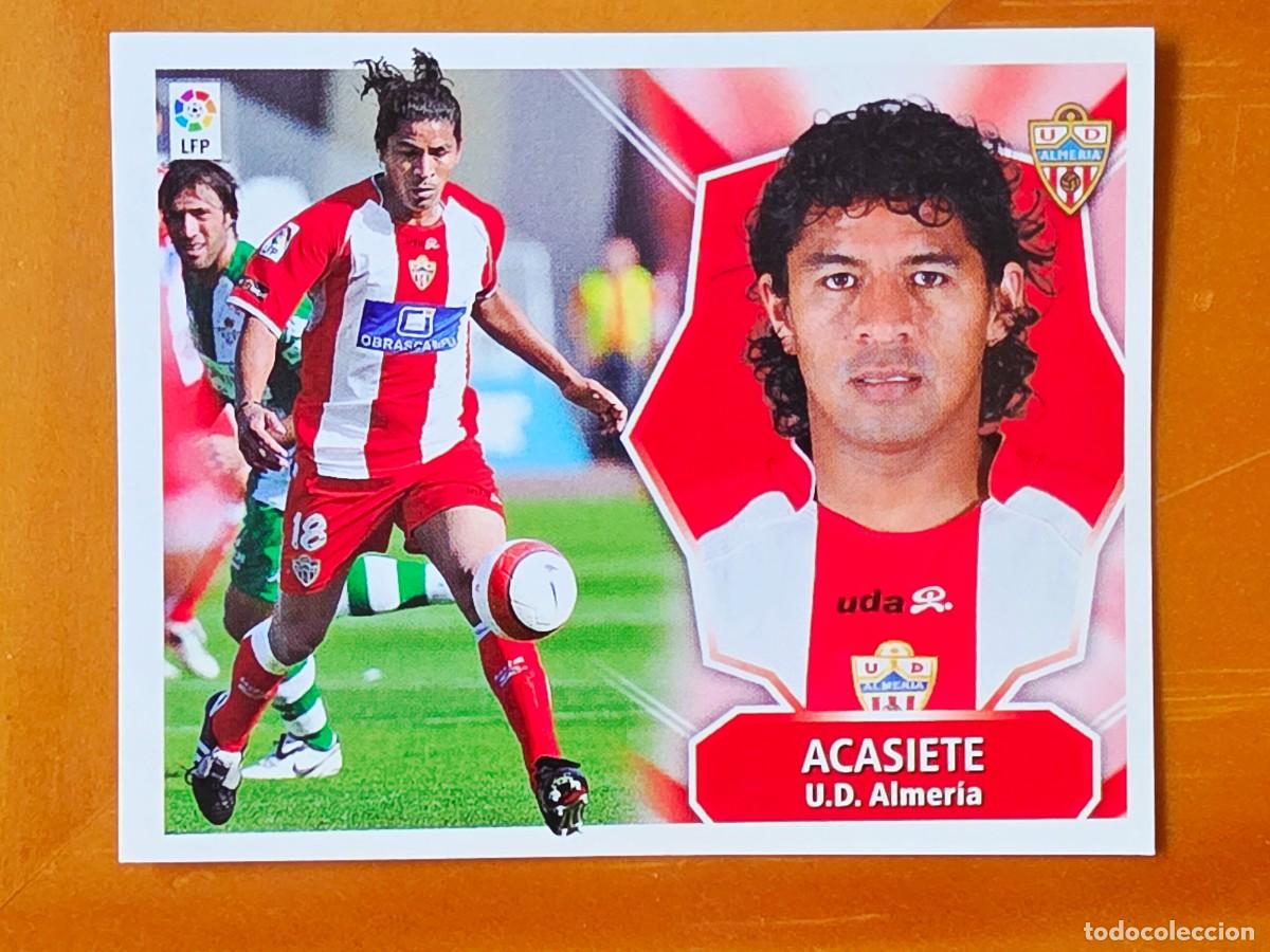 Cromos de f&uacute;tbol: Acasiete, UD Almer&iacute;a, Panini Ediciones Liga Este 2008 2009 08 09, sin pegar