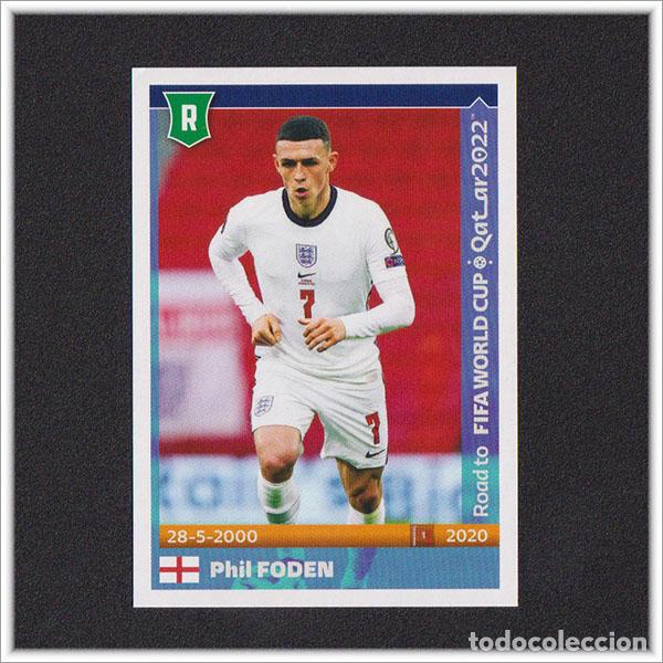Cromos de f&uacute;tbol: ROAD TO FIFA WORLD CUP QATAR 2022 PANINI MUNDIAL PHIL FODEN 187 INGLATERRA ENGLAND MANCHESTER CITY