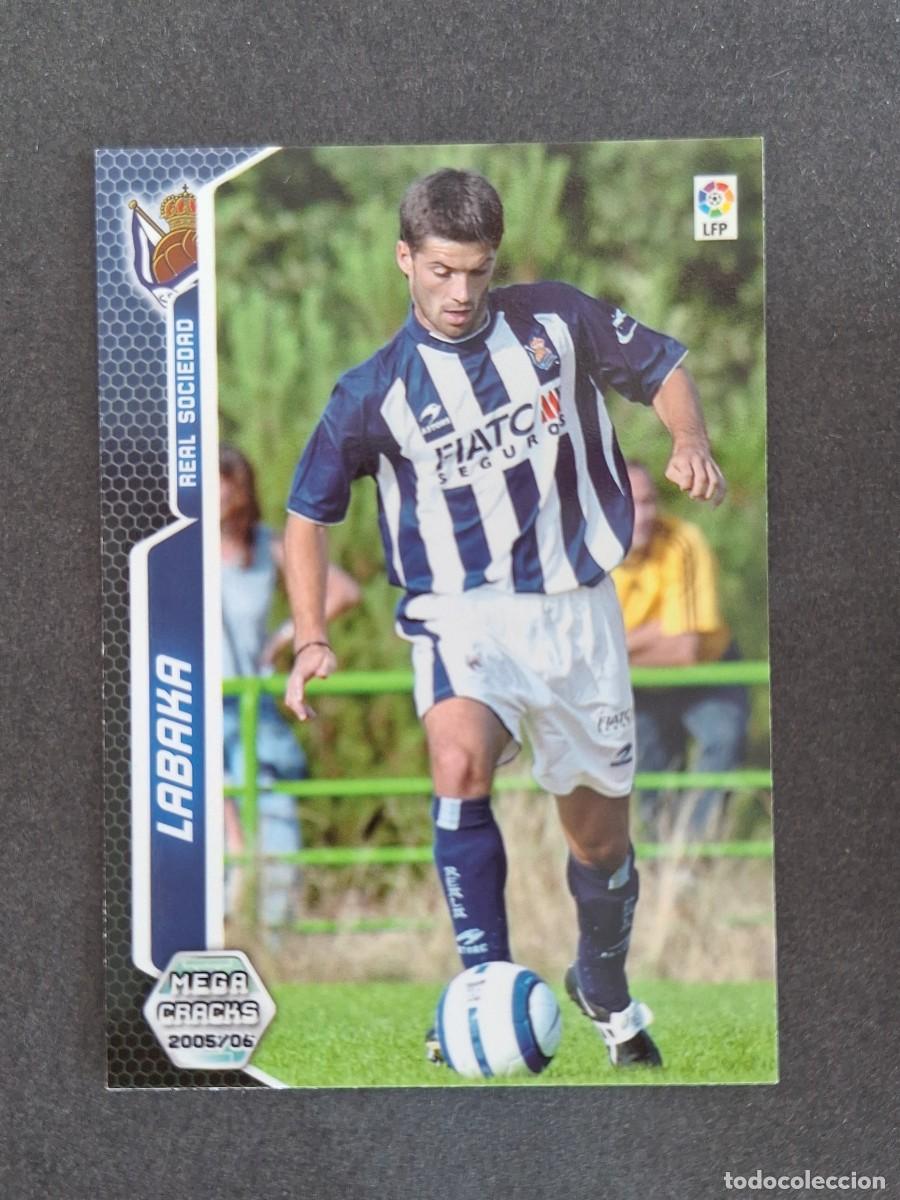 Cromos de f&uacute;tbol: L3 LABAKA REAL SOCIEDAD 294 PANINI MEGACRACKS 2005 2006 05 06