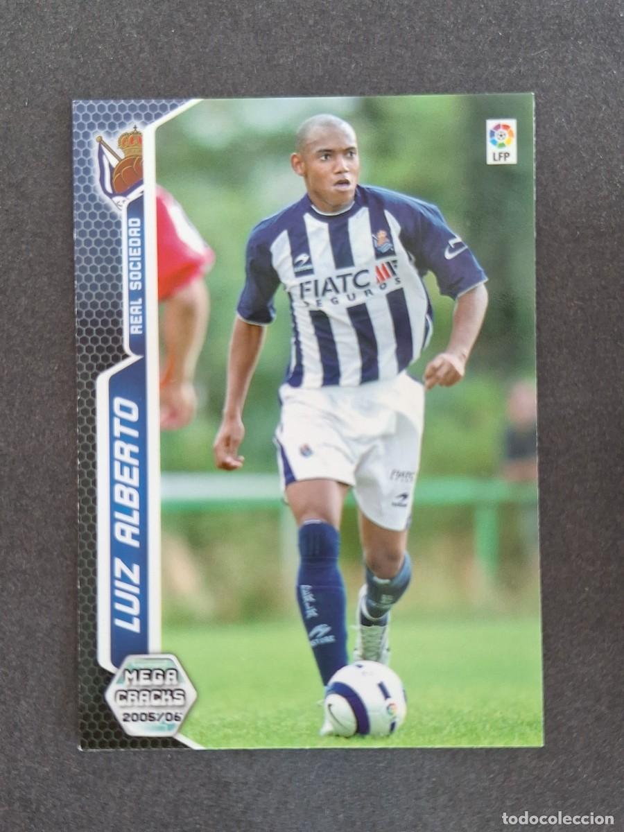 Cromos de f&uacute;tbol: L3 LUIZ ALBERTO REAL SOCIEDAD 295 PANINI MEGACRACKS 2005 2006 05 06