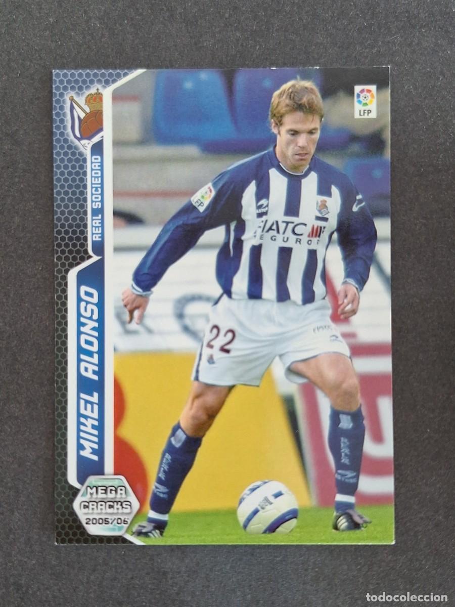 Fu&szlig;ball-Sticker: L3 MIKEL ALONSO REAL SOCIEDAD 298 PANINI MEGACRACKS 2005 2006 05 06