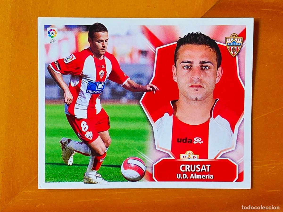 Cromos de f&uacute;tbol: Albert Crusat, UD Almer&iacute;a, Panini Ediciones Liga Este 2008 2009 08 09, sin pegar