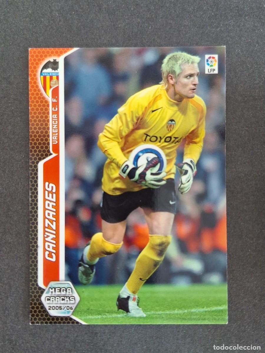 Cromos de f&uacute;tbol: L3 CA&Ntilde;IZARES VALENCIA C. F. 308 PANINI MEGACRACKS 2005 2006 05 06